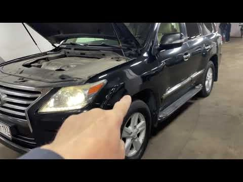 lexus lx, 2012г. диагностика.